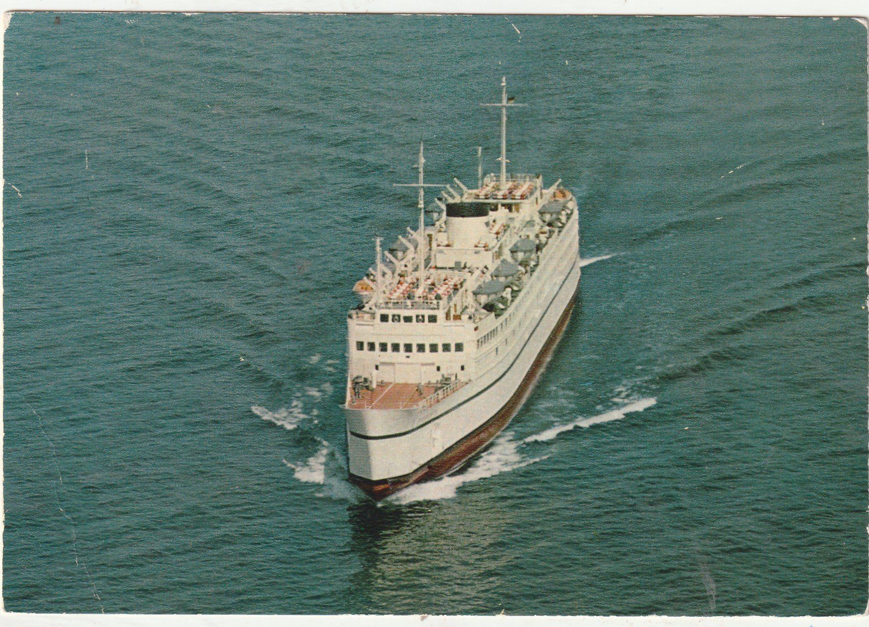 Ansichtskarten: Fährschiff Theodor – Gebraucht aus Lumbrein von made02