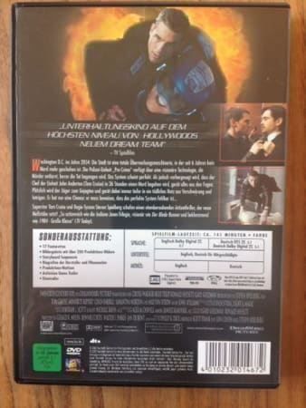 Tutti i DVDs: DVD Minority Report – Usato da Belp venduto da brb66 1
