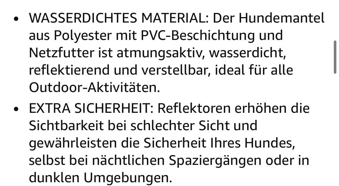 Bekleidung: Hundemantel Orange Reflektierend,Gr.L  – Gebraucht aus Thalheim AG von Kolibri1980 9