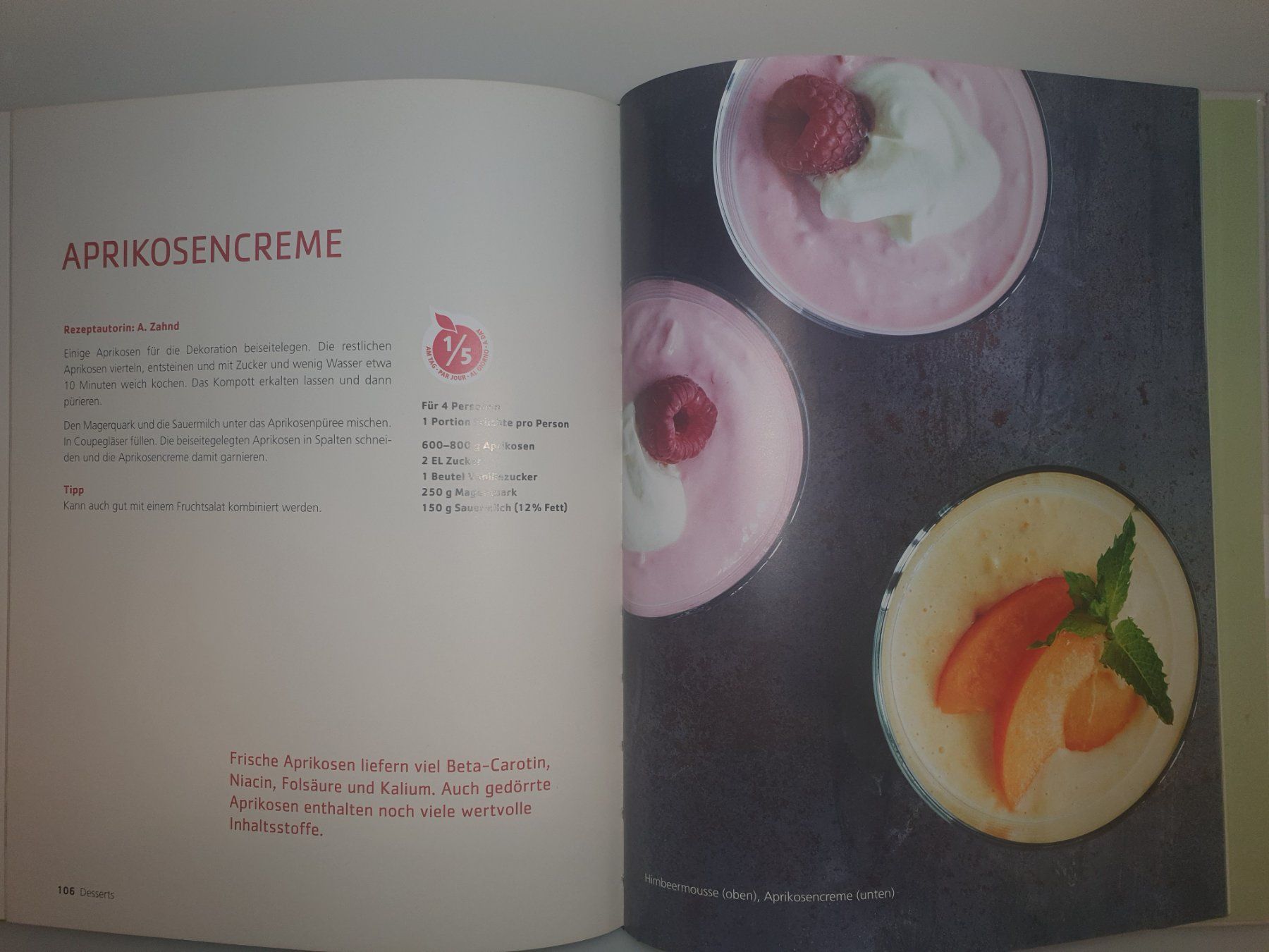 Libri: Kochbuch Knackig & Frisch – Usato da Moosseedorf venduto da Sonnenschein.. 3