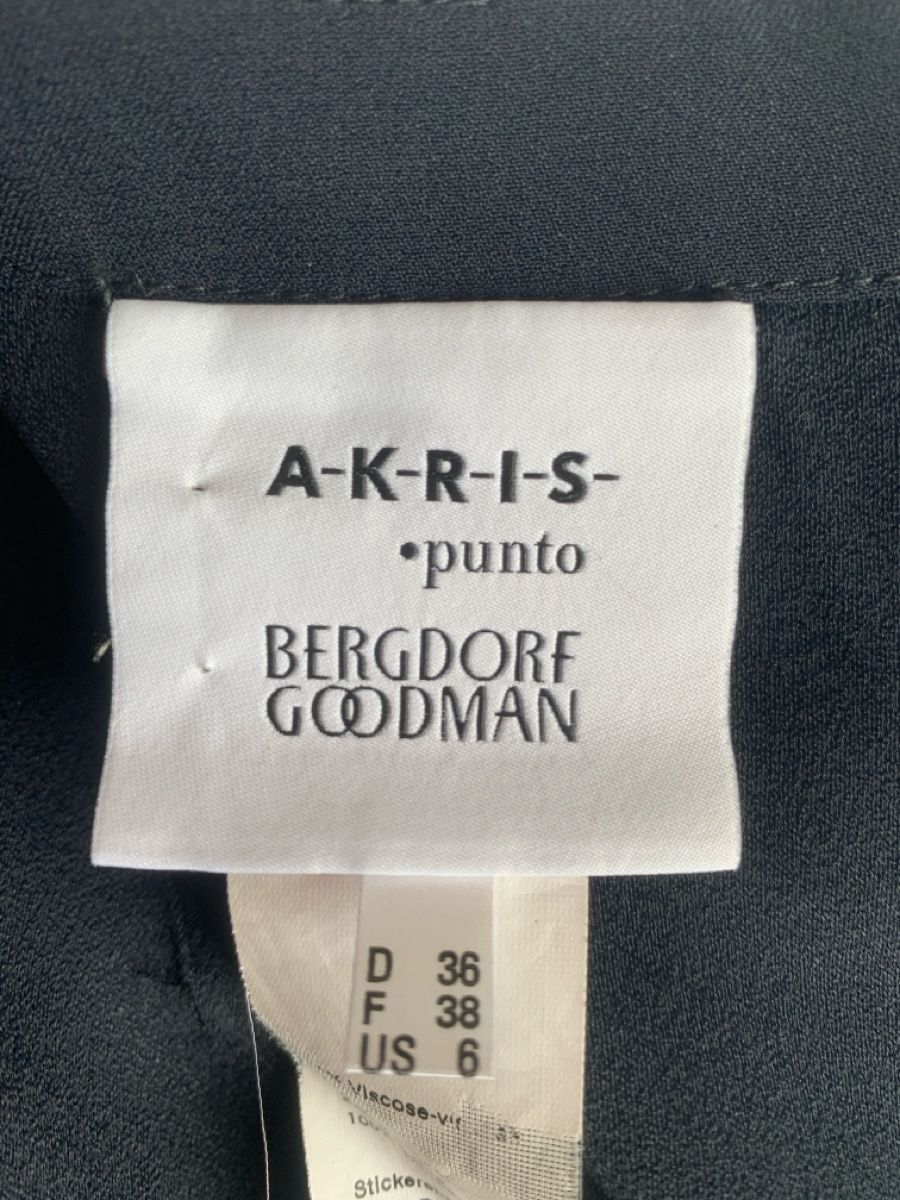 Akris Top: AKRIS: Elegante dunkelblaue Sommer-Bluse, 36 – Nuovo (secondo la descrizione) da Luzern venduto da designluzern 5