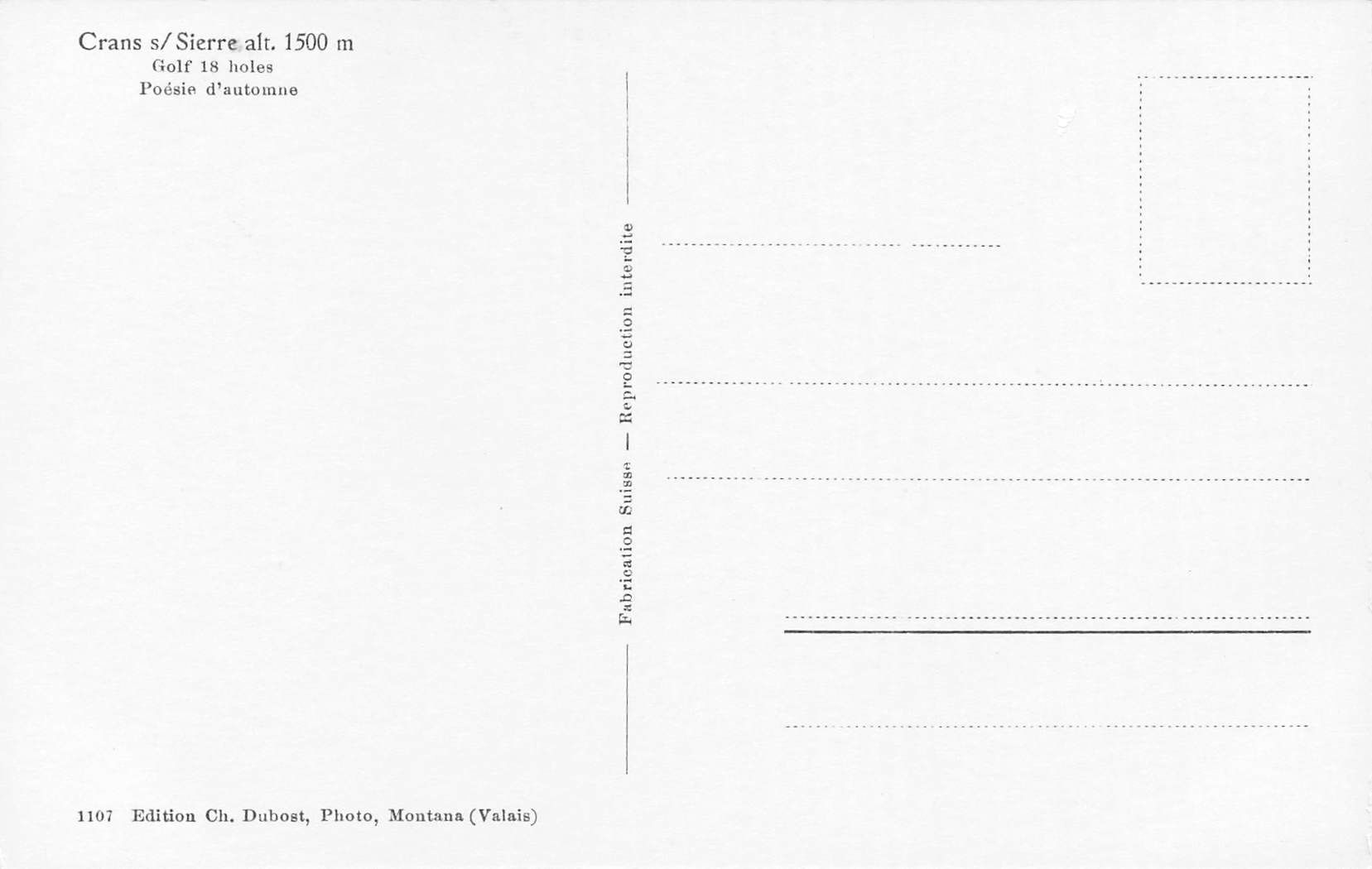 Cartoline postali: Crans Sierre – Usato da Biasca venduto da Blenio71 1