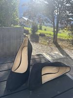 Graceland High Heels Pumps Schwarz  Wildlederoptik