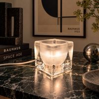 Bauhaus Peil & Putzler Ice Cube lamp space age vintage