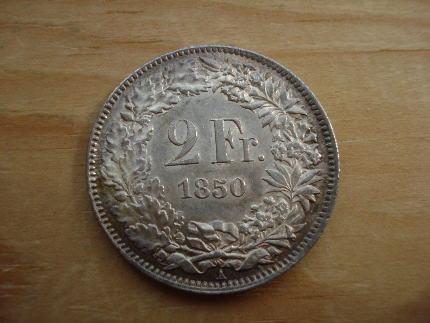 Tutti le monete: (G) 2 Franken 1850  UNZ- – Usato da Erlach venduto da Net-Coins 2