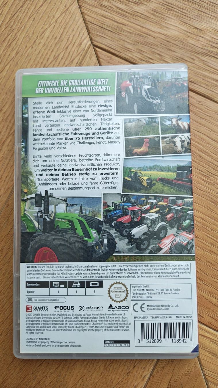 Nintendo Giochi: Landwirtschafts-Simulator Nintendo Switch – Usato da Steinach venduto da Giusep7 1