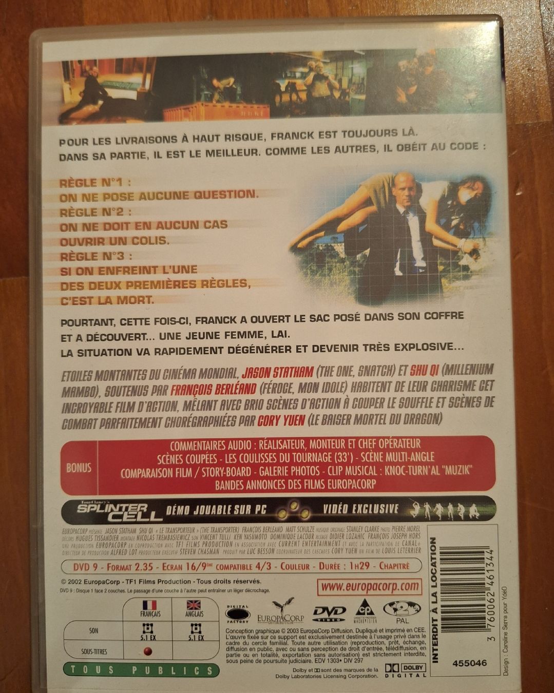 Tutti i DVDs: Transporter 1 & Transporter 2 – Usato da Marly venduto da pau_dn8k 3
