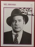 Mel Brooks Autogramm signiert Sammel- Fotokarte 13x18cm
