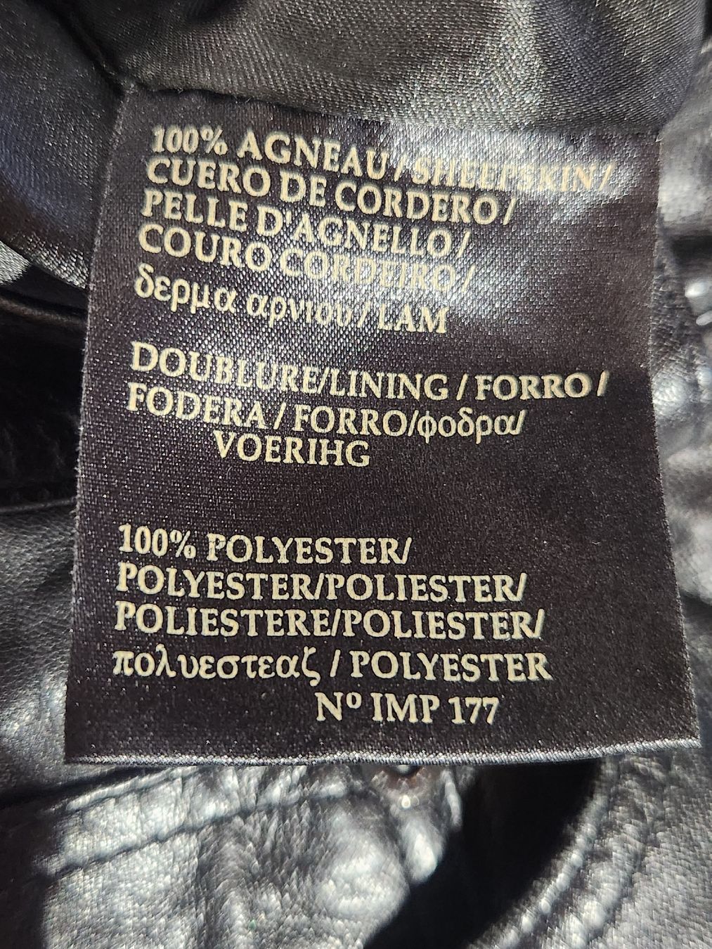 Pantaloni: Pantalon en cuir noir authentique, taille 36 – Usato da Niedergösgen venduto da Eva2410 4