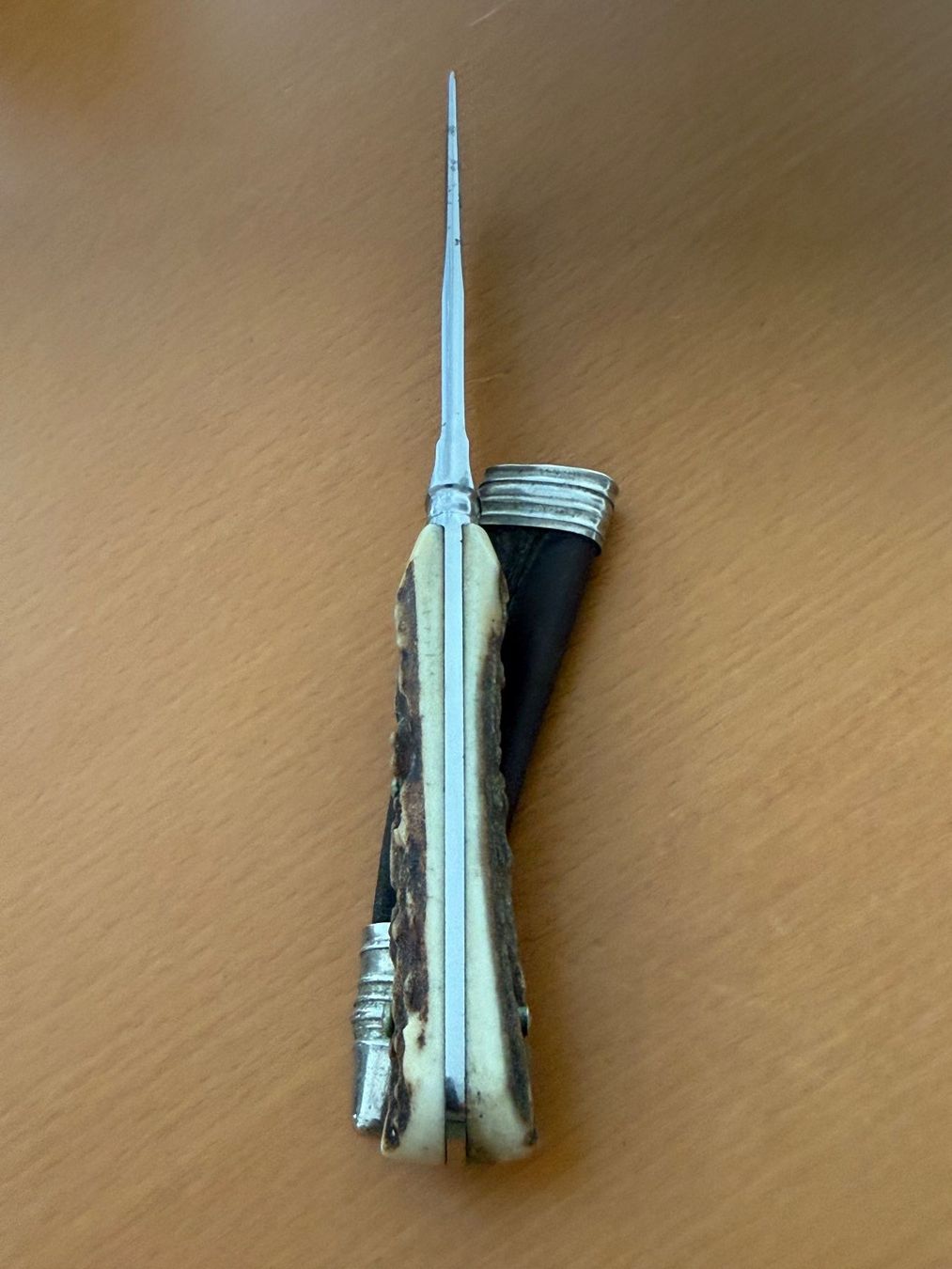 Solingen Accessori: Othello Jagdmesser, Hirschhorngriff, Antik – Usato da Fehraltorf venduto da bruggin 2