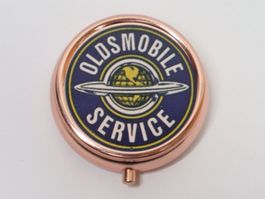 Metall Pillendose Oldsmobile Service neu