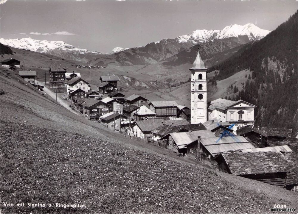 Vrin GR // Dorf Signina Ringelspitze Lugnez Lumnezia (Gebraucht) in ...