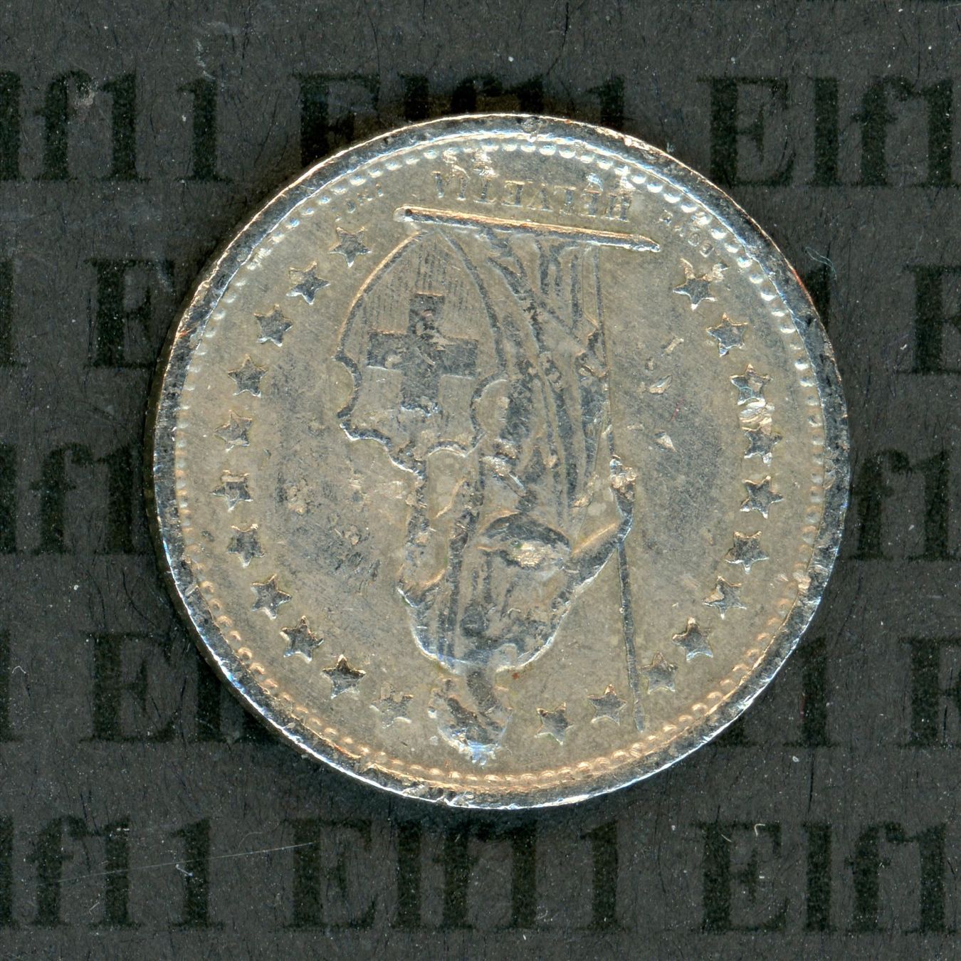 Tutti le monete: CHF___0.50 1968 ss 50 Rappen – Usato da Widnau venduto da Elf11 1