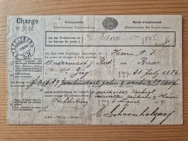 CH-Einzugsmandat Steffisburg 1886 gem. Bilder