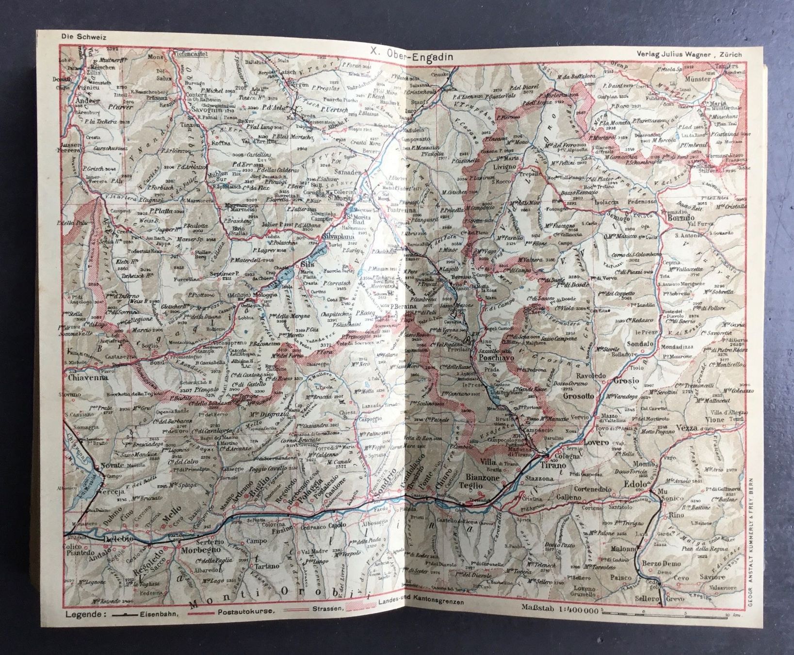 Bücher: Die Schweiz, Reisehandbuch 1932, mit div.Karten – Gebraucht aus Eggersriet von Wiese61 2