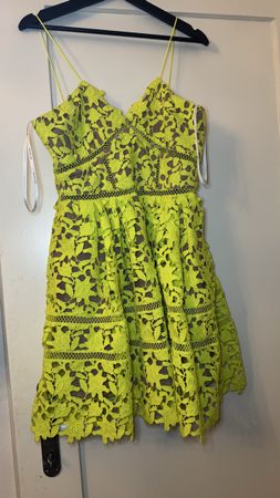 Self portrait Kleid 👗 grün NEW