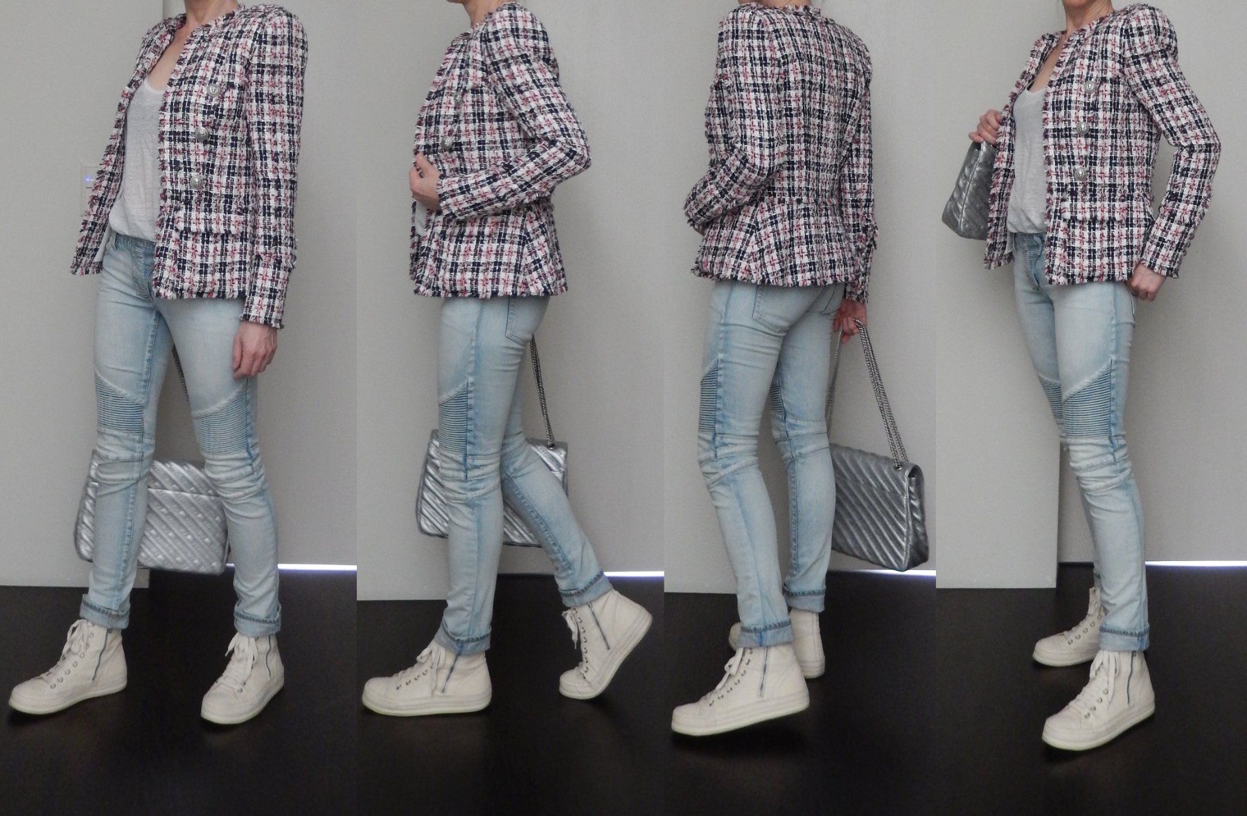 Balmain Jeans: Orig. BALMAIN Motorcycle Jeans Gr. 34-36 – Usato da Tuggen venduto da vivira 4