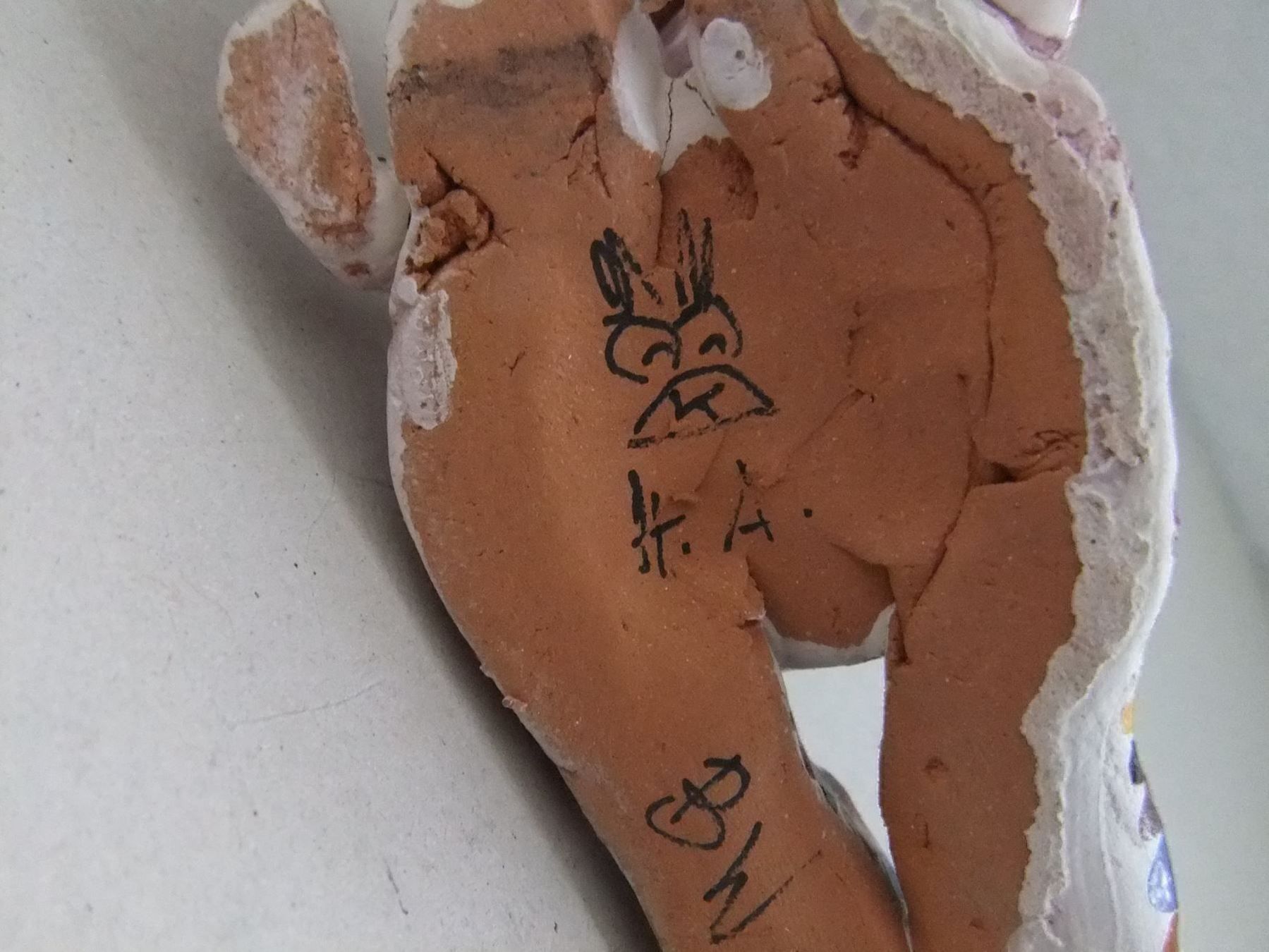 Statuette: Lustige Keramik Clown - Jakob Haas – Usato da Esslingen venduto da eintagammeer 8