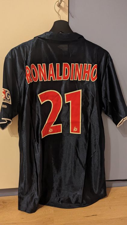 Maillot Rétro Paris Saint-Germain 2001 - Ronaldinho #10 - Taille L - Homme