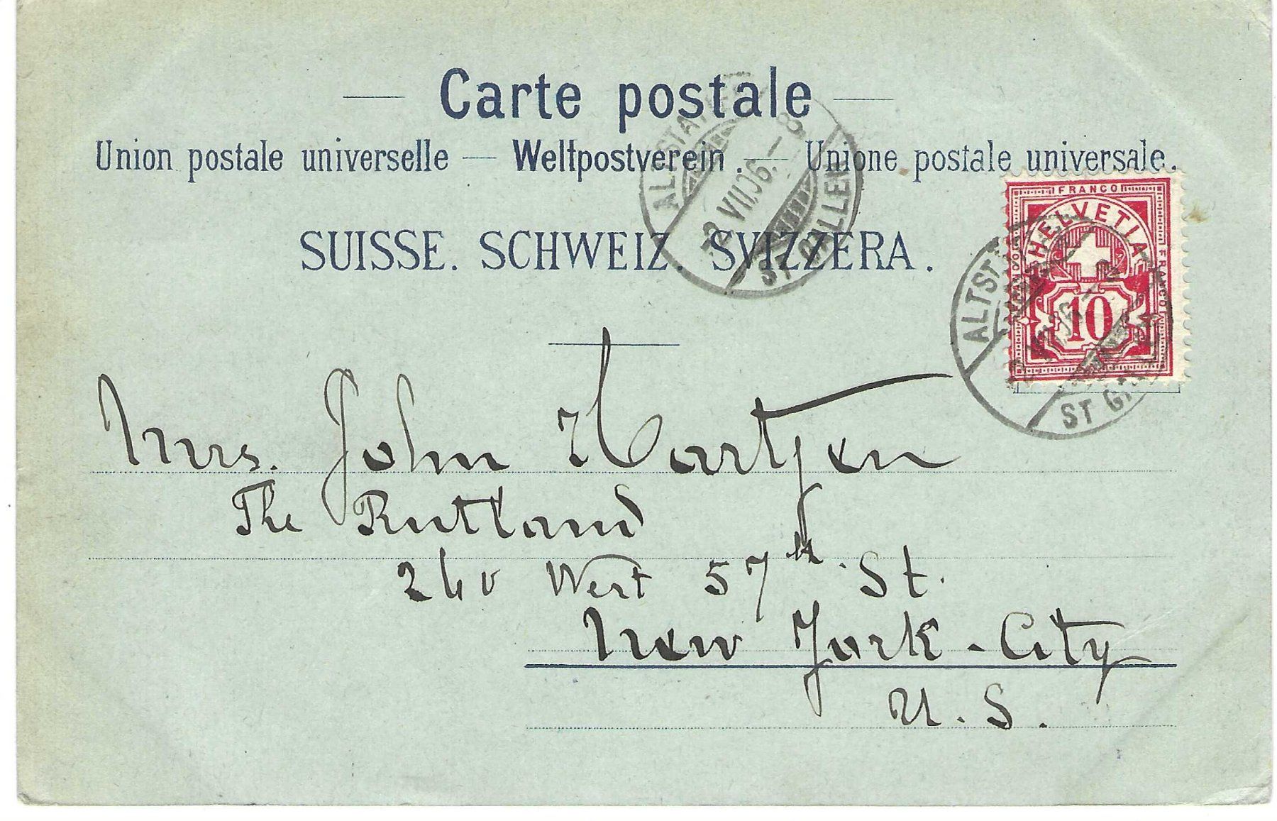 Cartoline postali: Kurhaus Melchthal, Litho – Usato da Wildhaus venduto da Brunphil 1