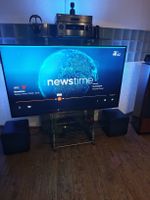 Designer TV-/HiFi-Rack Stahl & Glas – Edel & sehr stabil