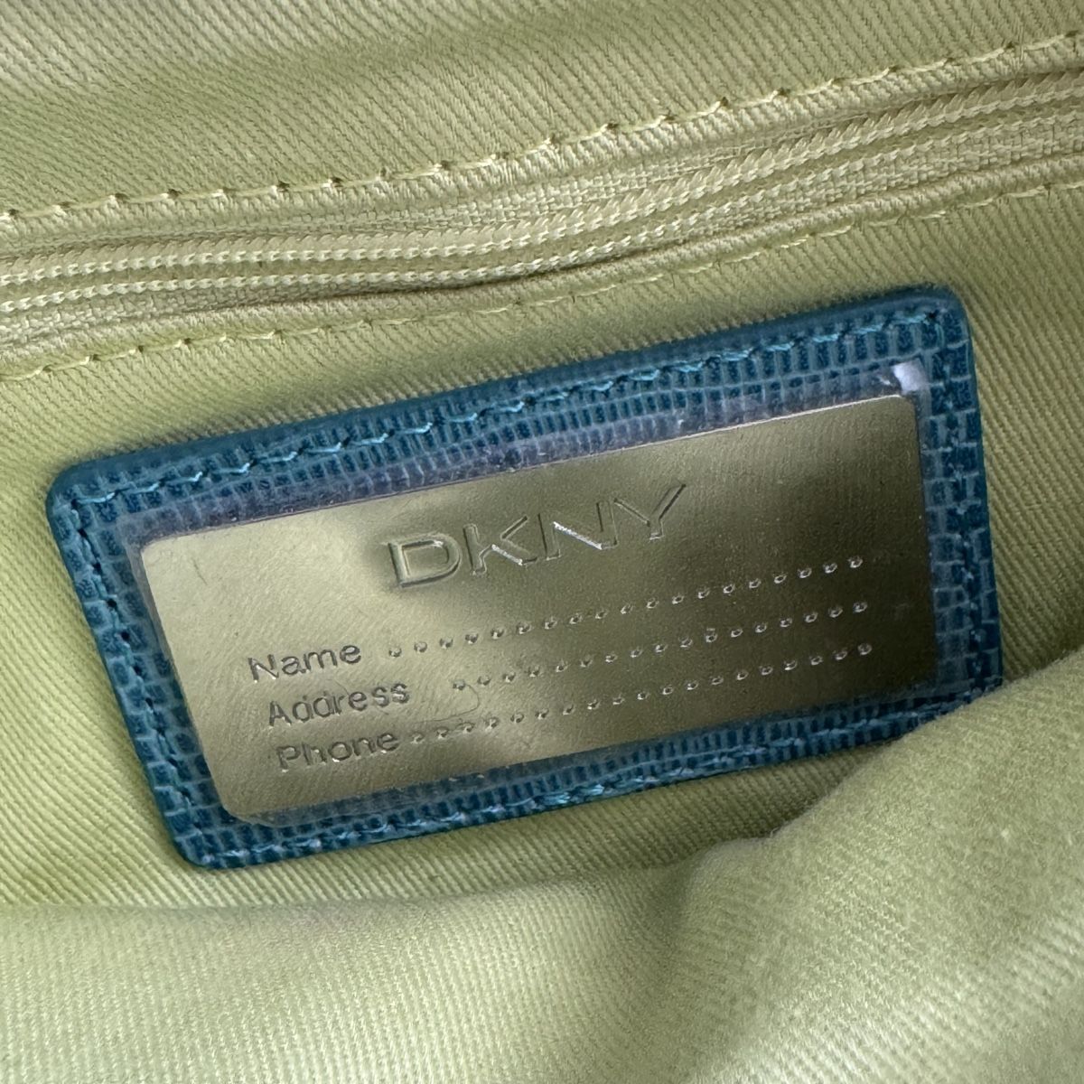 DKNY Borse da donna: Blaue vintage DKNY Tasche – Usato da Oberwil BL venduto da olibbg 3