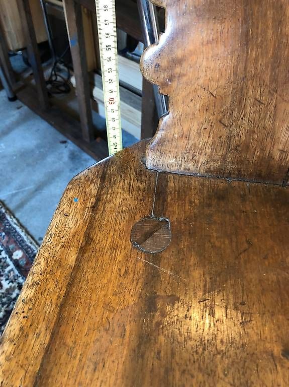 Sedie: Stabelle antik Nussbaum Holz massiv stabil  – Usato da Malters venduto da WerkstattBurch 2