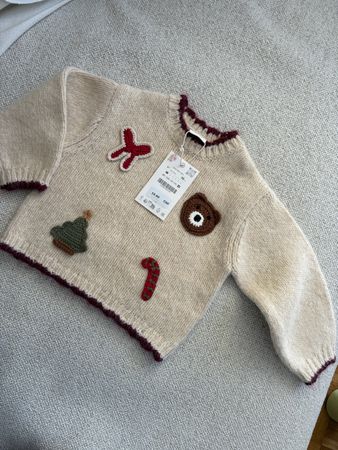 Zara Kinder Pullover beige Grösse 86 neu
