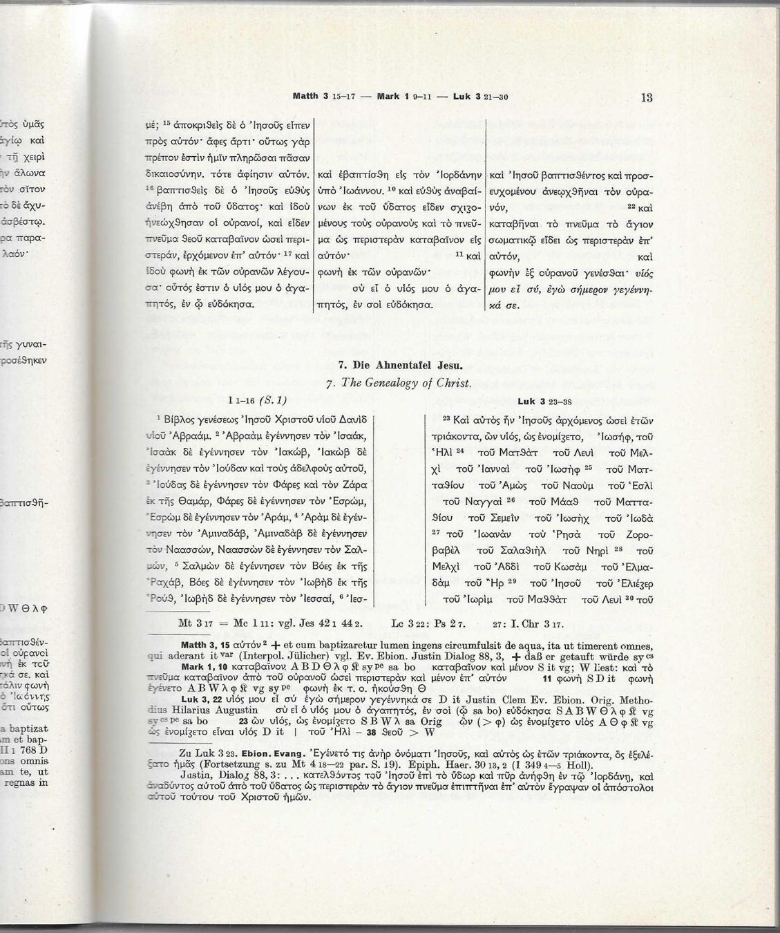 Libri: Synopse der drei ersten Evangelien 1950 – Usato da Flims - Dorf venduto da Stagediver 2