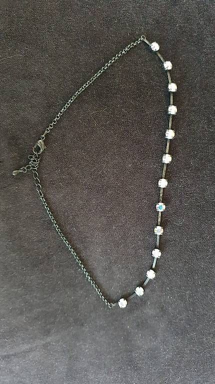 Catenine: Halskette mit Strass, 40 cm – Usato da Hilterfingen venduto da boal1980