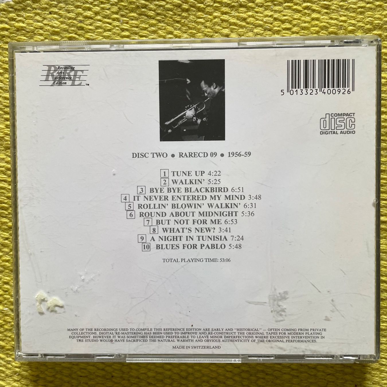 CDs: MILES DAVIS-1956-1959 THE LEGENDARY MASTERS DISC TWO – Gebraucht aus Rorschacherberg von CD-Roli 1