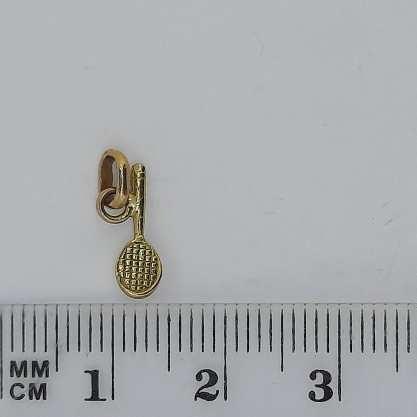 Ciondoli: Wunderschöner Tenisschläger-Anhänger – Usato da Unterägeri venduto da Altgoldschmuck 6