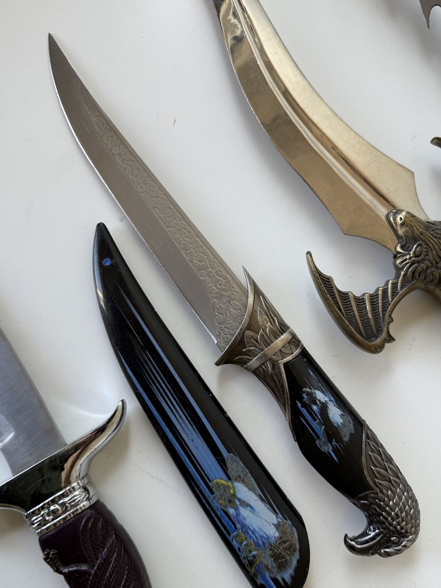 Coltelli: 4 Stk. Fantasy Messer Dolche Deko – Usato da Zürich venduto da Geniuss 4