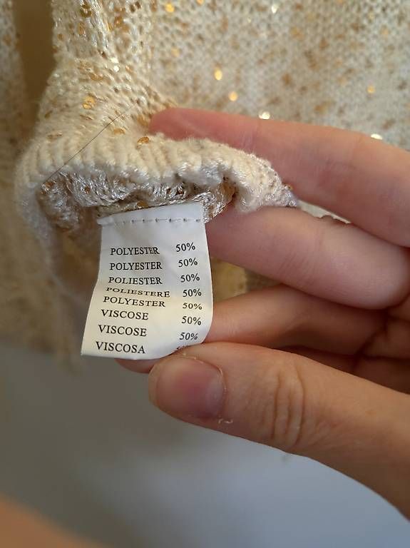 Maglioni & Felpe: Pull doré à sequins taille M – Usato da Lausanne venduto da kit_7j6s 4