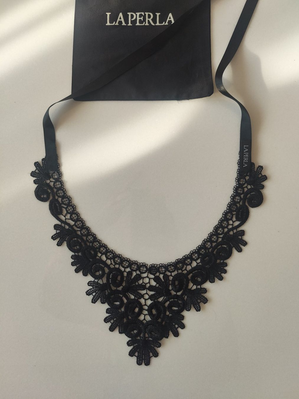 Ketten: La Perla Collier aus wunderschöner, schwarzer Spitze – Neu (gemäss Beschreibung) aus Zürich von skylan 1
