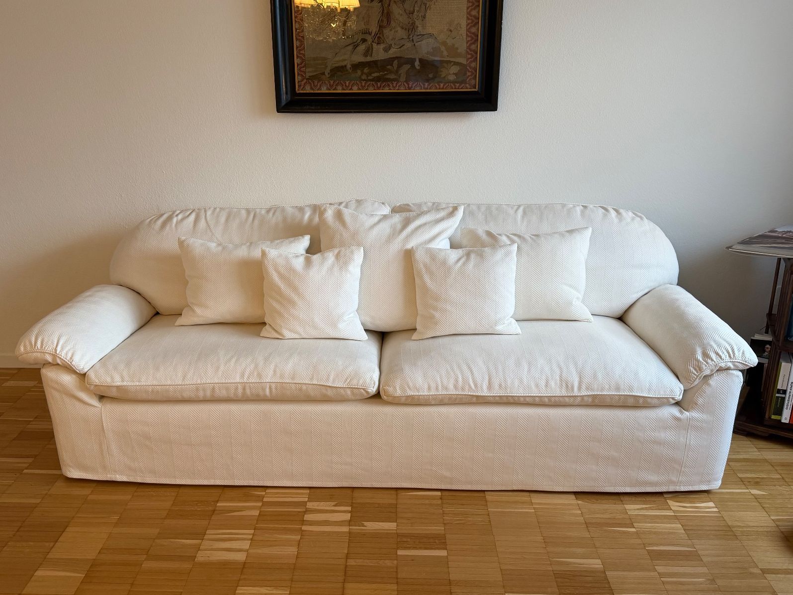 Divani: Beautiful White Sofa 220cm – Usato da Zürich venduto da ralph__