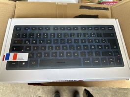 CHERRY KW 7100 Mini BT,Bluetooth, Frankreich, Kabellos