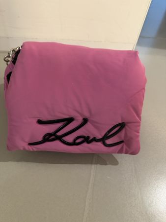 Karl Lagerfeld handbag pink used condition