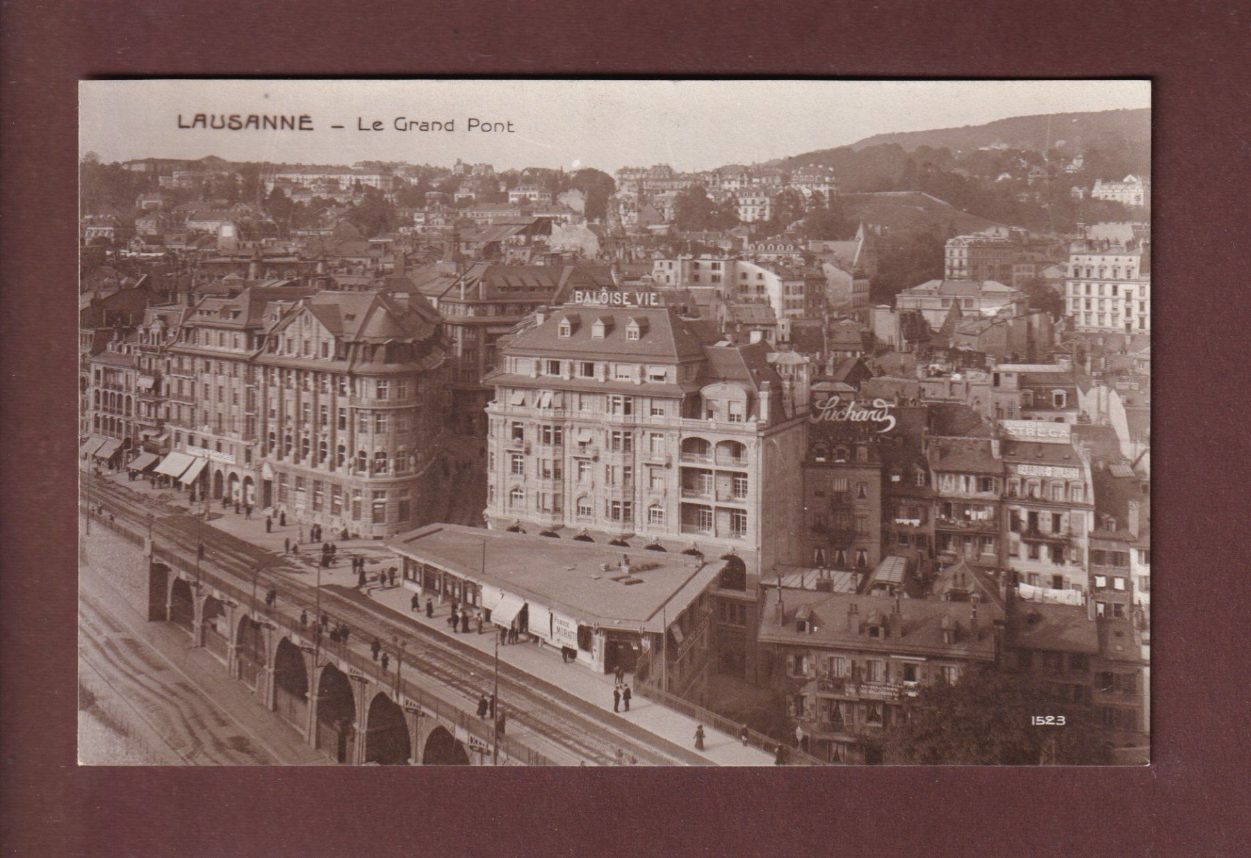 Cartoline postali: LAUSANNE - Grand Pont – Usato da Pully venduto da nicecards