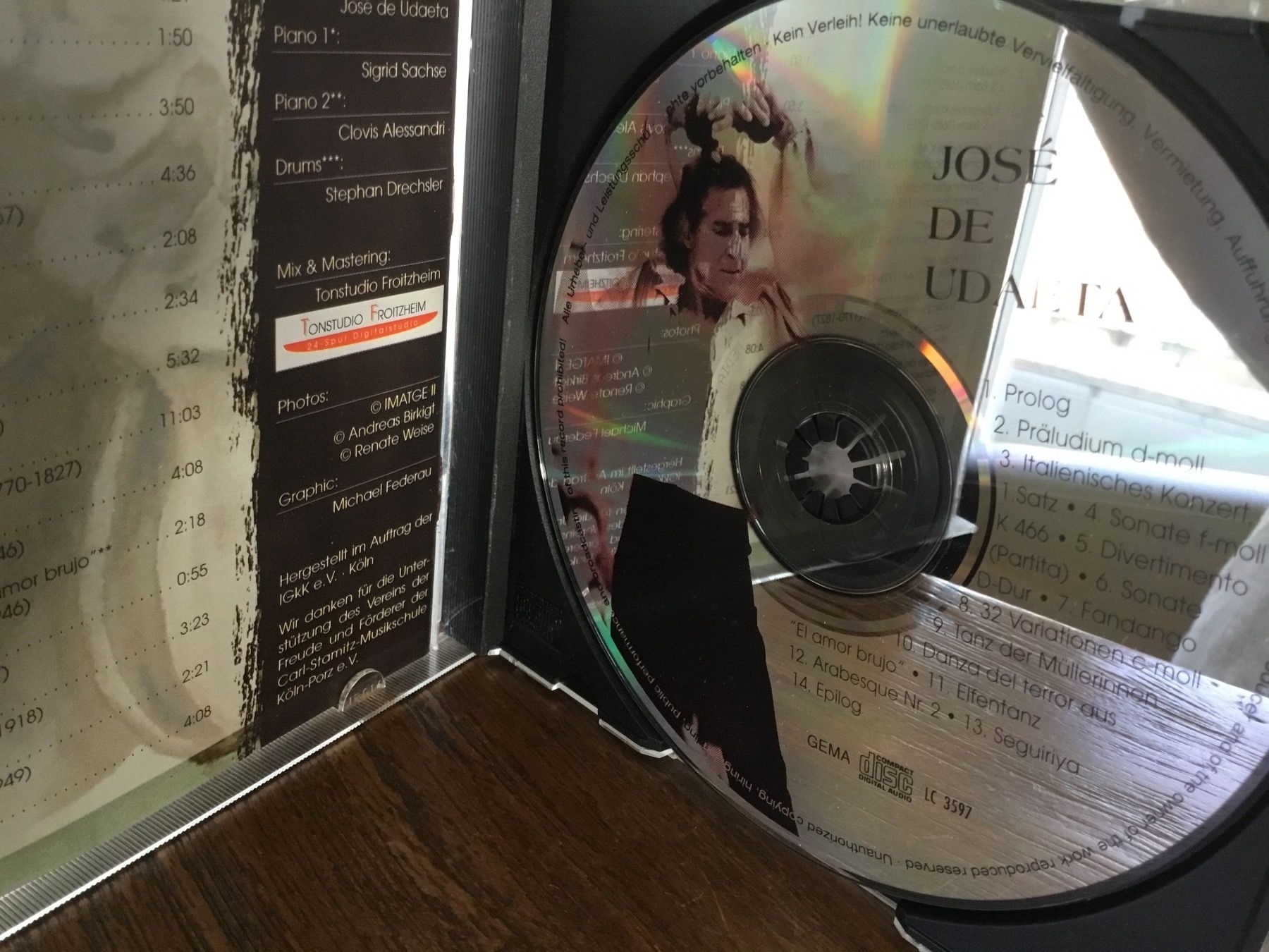 CD: José de Udaeta – Usato da Thierachern venduto da sweden08 2