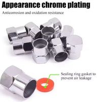 Ventilkappen Ventil Kappen silber (pro Stück)