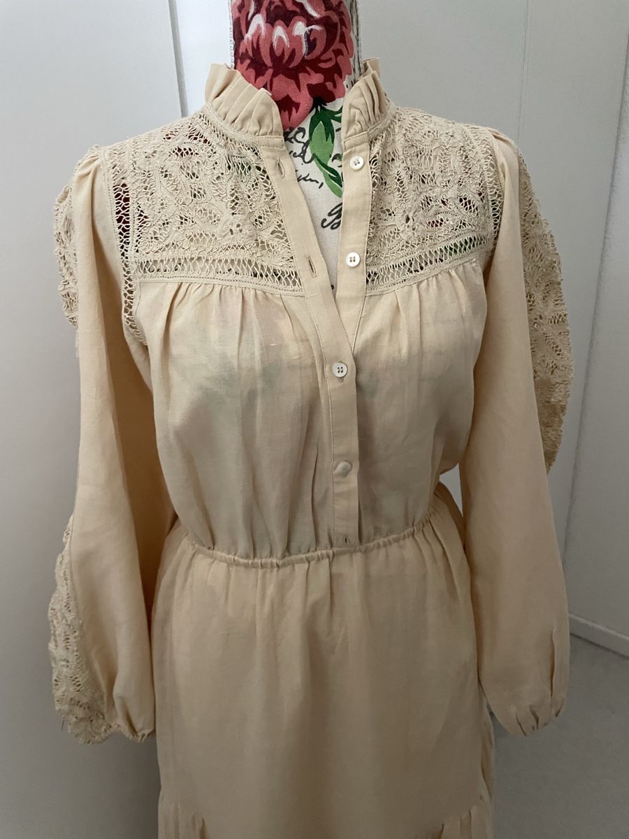 Sezane Vestiti: NEU** SEZANE Maxikleid 34/36 Cotton/ Leinen – Nuovo (secondo la descrizione) da Zürich venduto da Pamuk04 5