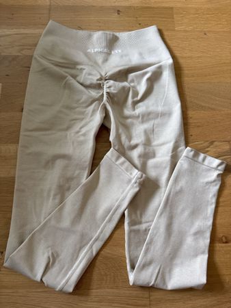 hautfarbene, blickdichte Soortleggings von Alphalete