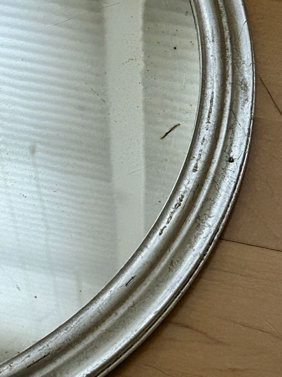Piatti di portata: Antikes Spiegeltablett, silberfinish, Vintage – Usato da Gunten venduto da starfish3 2