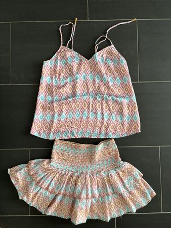 Sommer Outfit Set 100% Seide Gr S/M