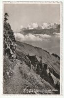 Postkarte 1947 Brienzer Rothorn, Neuer Weg, Brünigpass
