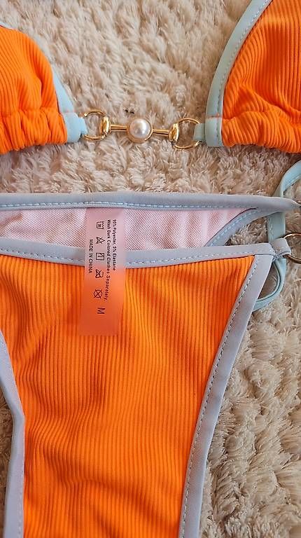 Costumi da bagno & Bikini: Sexy Bikini neon orange Gr M  – Usato da Rüti ZH venduto da la-93 3