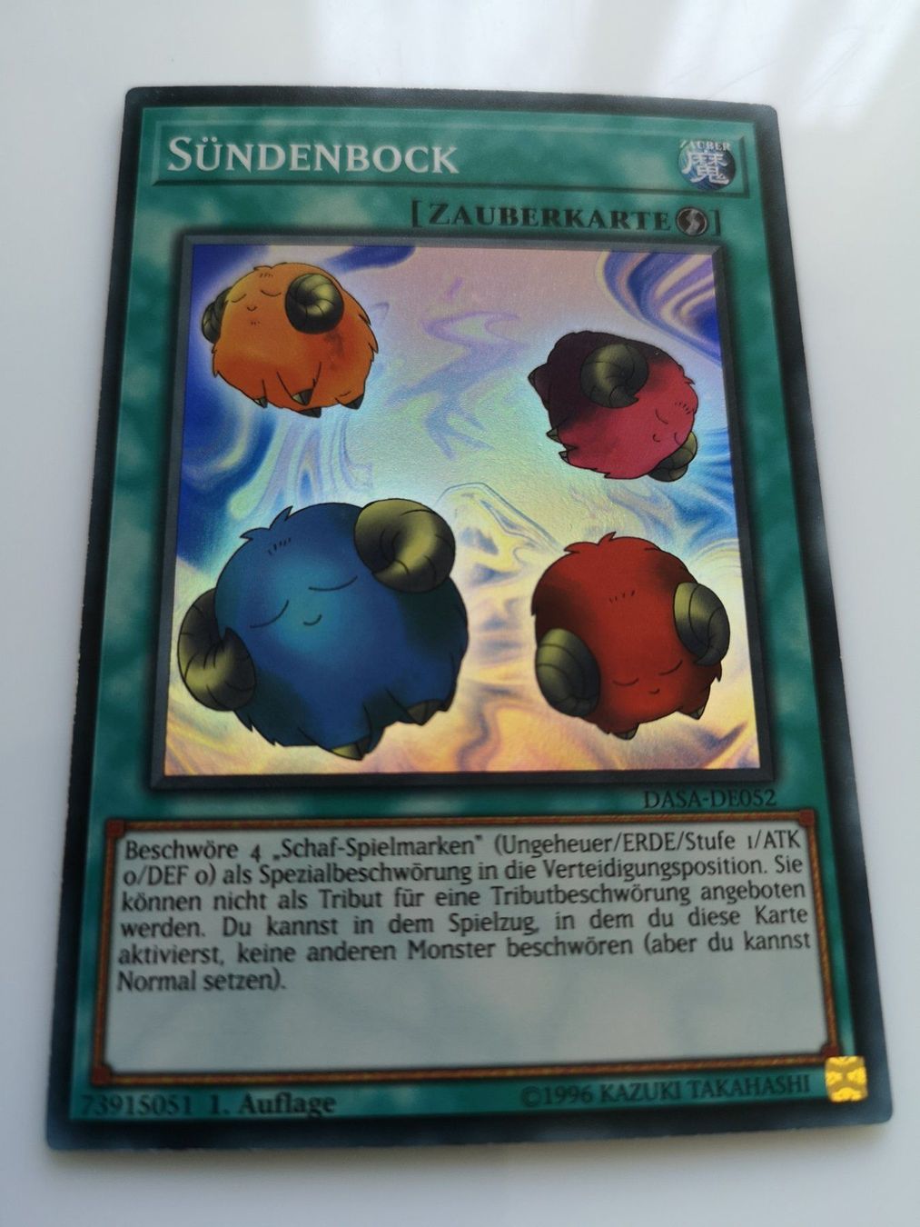 Yugioh Carte collezionabili: Sündenbock / Super-Rare / 1.Auflage – Nuovo (secondo la descrizione) da Boswil venduto da ShoppingCenterCity 1