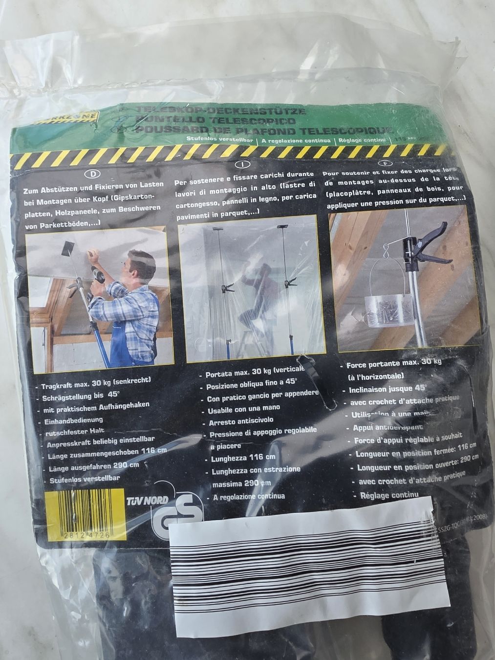 Tutti gli attrezzi: Telescopic Ceiling Support Props - New for DIY Projects – Nuovo e nell'imballaggio originale da Hinwil venduto da Ehretstock8 1