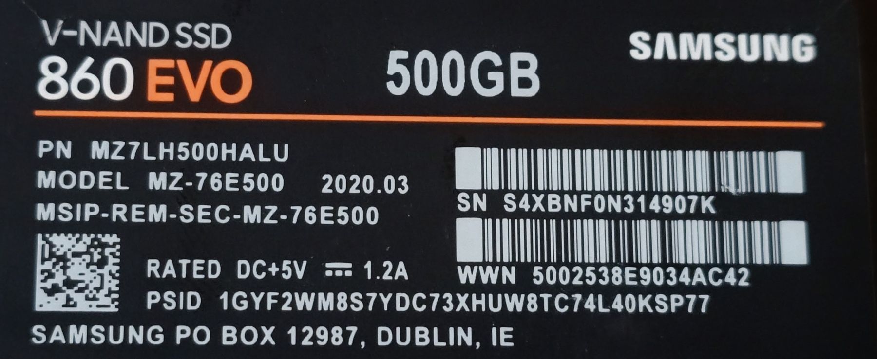 Samsung Dischi rigidi: Samsung 860 EVO | 500GB | 98% | Solid State Drive | Top! – Nuovo (secondo la descrizione) da Ennetmoos venduto da Faders 3